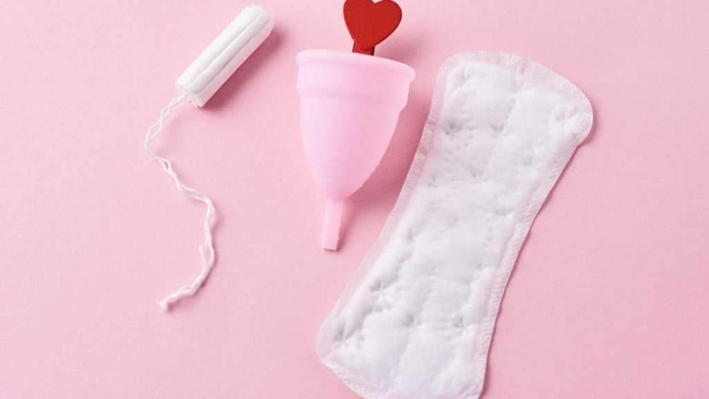 Menstrual cup, tampon & pads